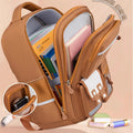 Zaino personalizzato JUPPE in velluto a coste con toppe di animali, con nome personalizzabile, ideale per la scuola. Disponibile in 6 colori e nelle taglie Media e Piccola, adatto a bambini da 1 a 6 anni o da 3 a 15 anni.